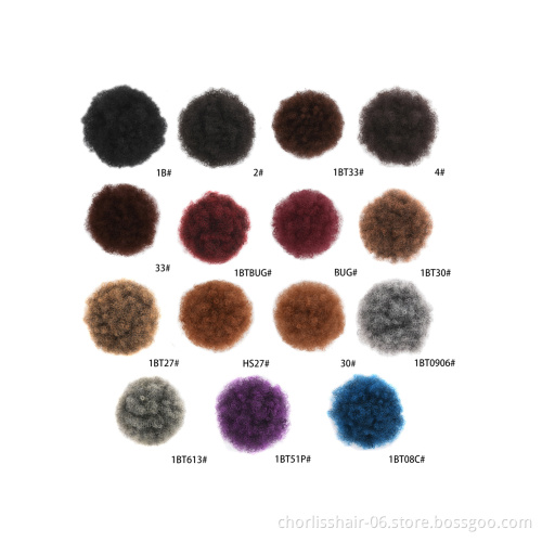 Factory Price Top Quality Chorliss For Black Women Explosive Chignon Synthetic Puff Drawstring Ponytail Chignon Bun Hair